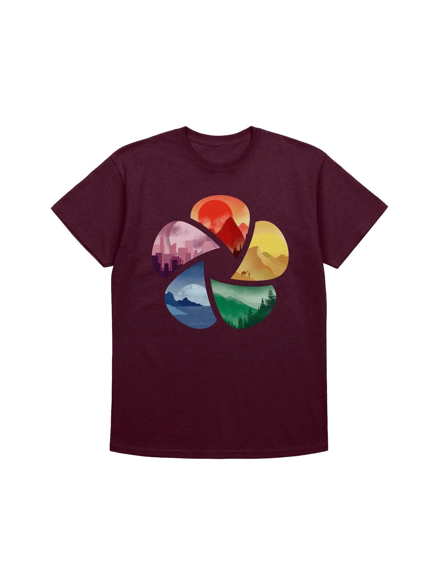 Landscape Front Heavyweight T-Shirt product image (1)