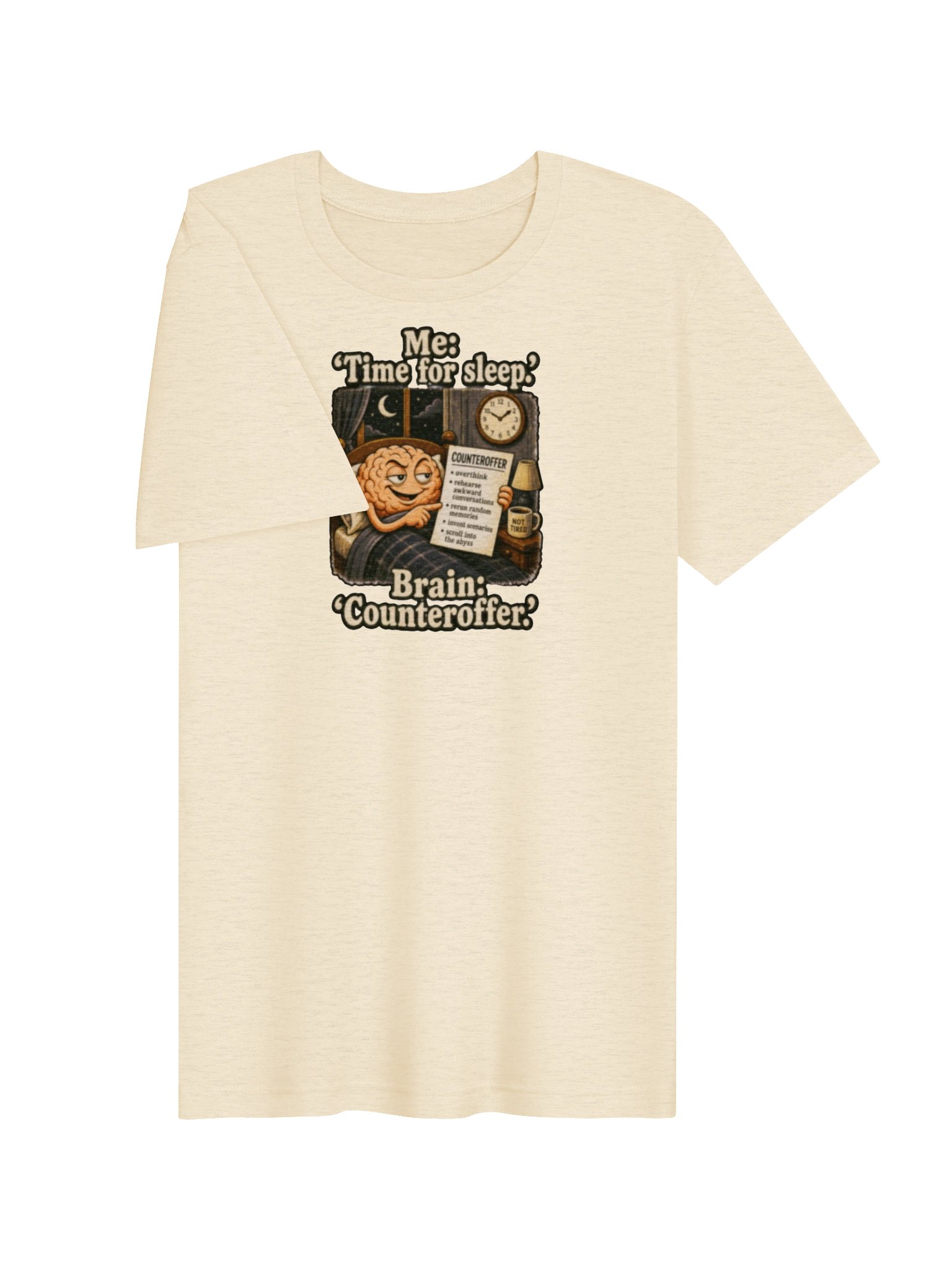 UnspokenMinds: Overthinking Brain Tee product image (3)