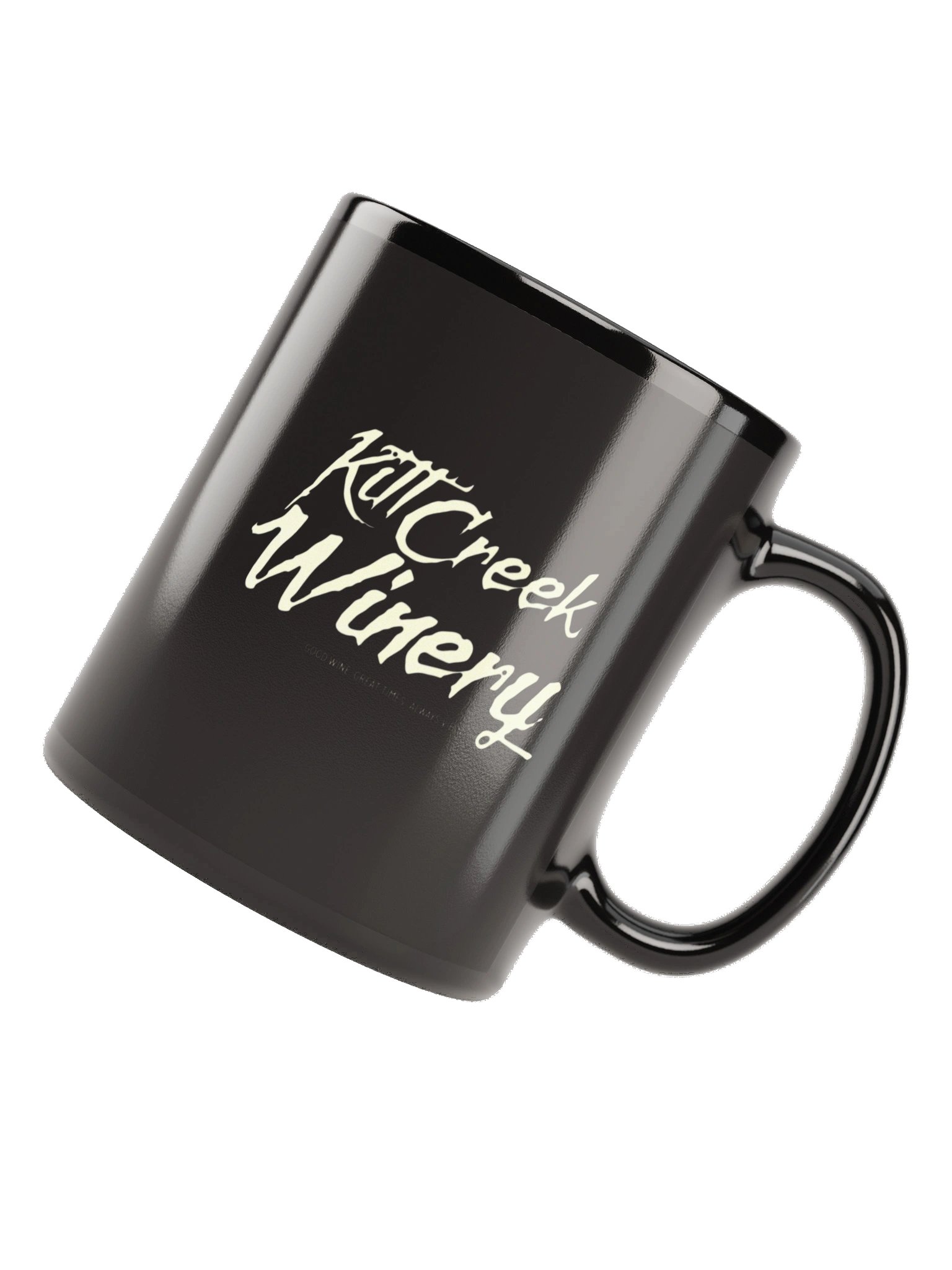 Kitt Creek Winery Vibin’ Black & Cream Mug product image (6)