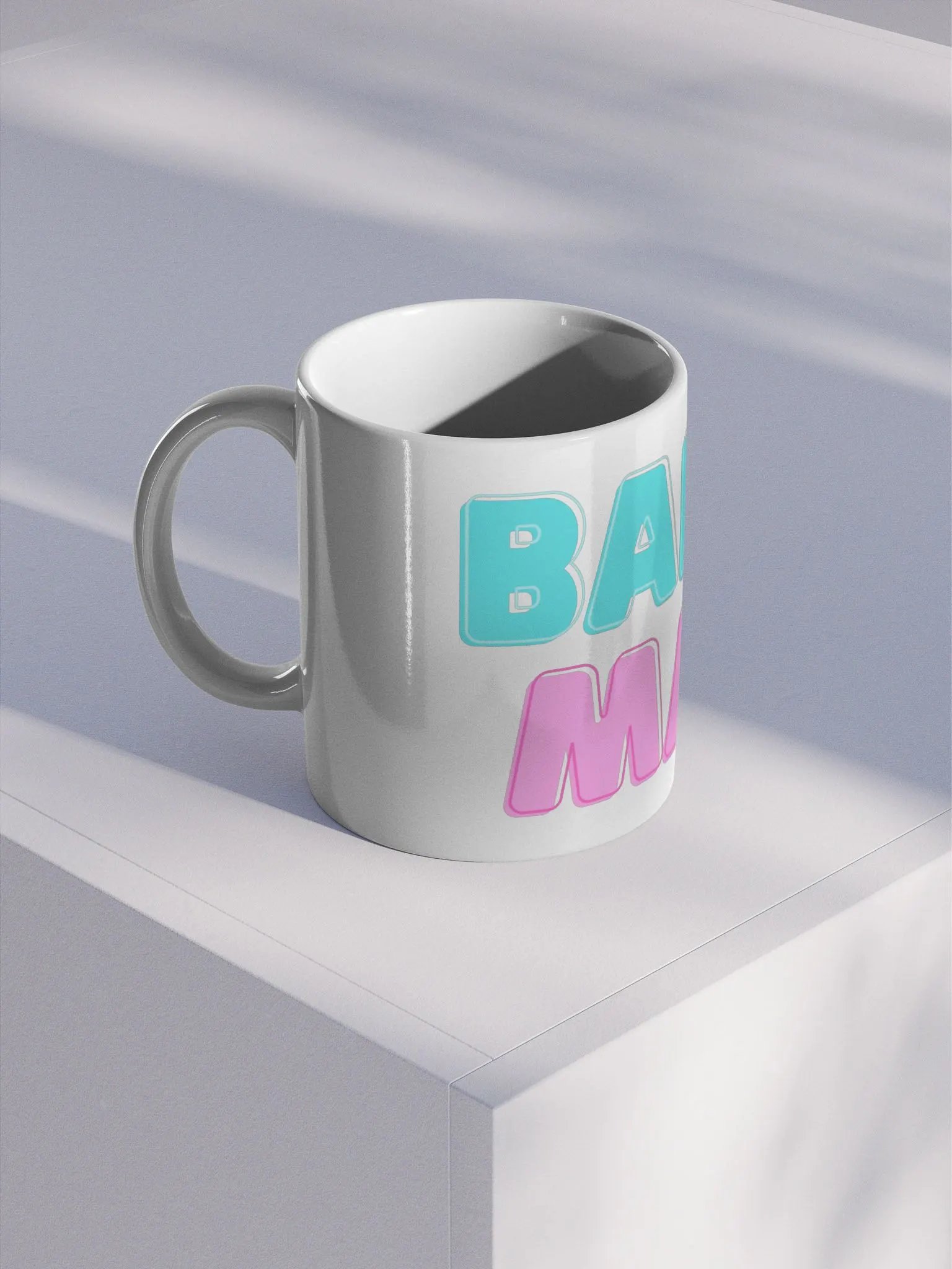 Bad'N Mad Mug - Blue & Pink product image (1)