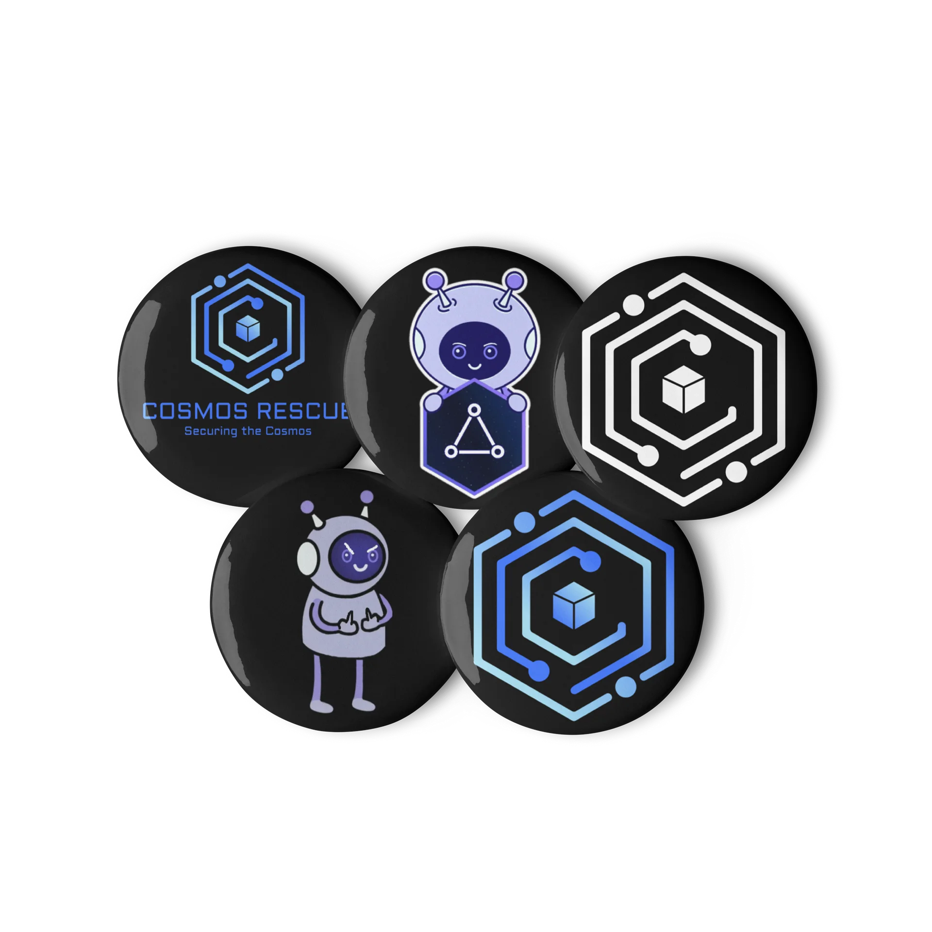 Cosmosrescue black pins product image (2)