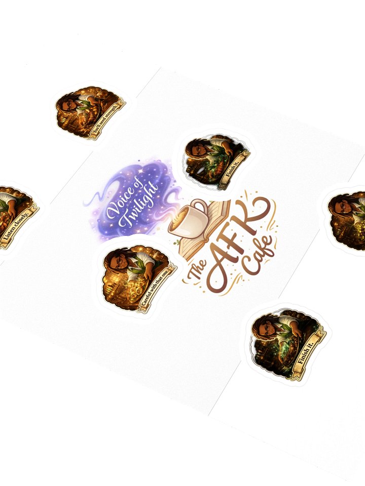 AFK Cafe | Dom’s Buff Menu Sticker Sheet 🍸🍰 product image (2)