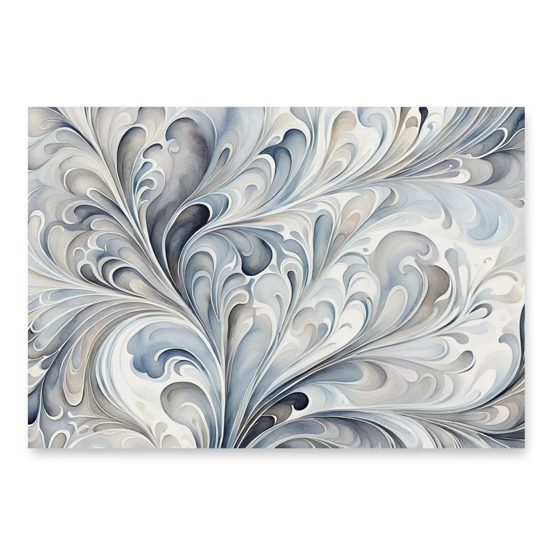 Gray Fractals Paper Sheets product image (2)