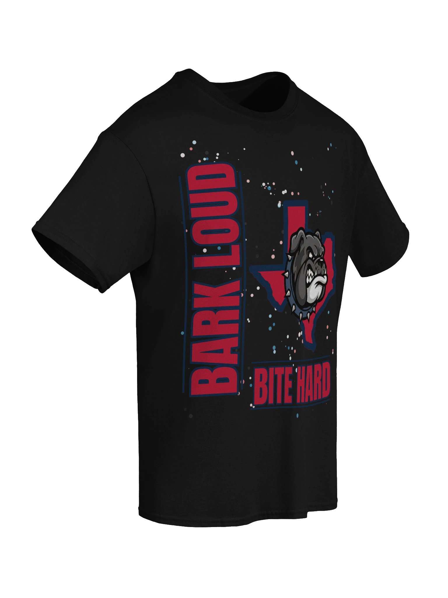 Bark Loud Spirit Tee - Blue on Red [READ DESCRIPTION FOR CUSTOMIZATION] product image (71)