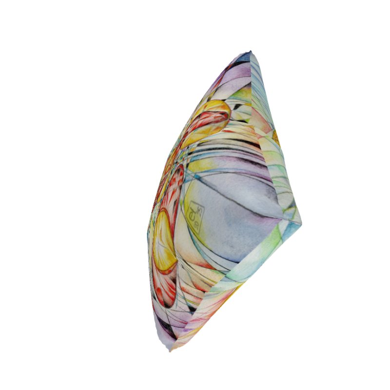 Poinsot's Paper Spaceship 4+1 - Physics of the Gyroscope Pillow product image (5)