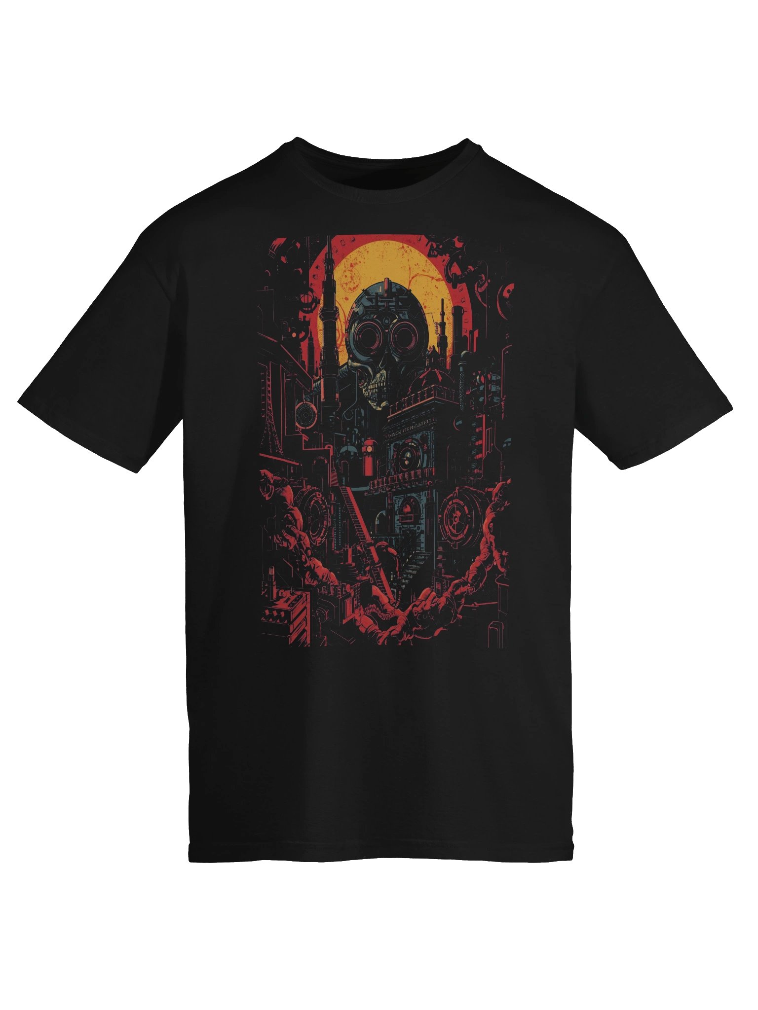 Dystopian Sun Skull T-Shirt product image (4)