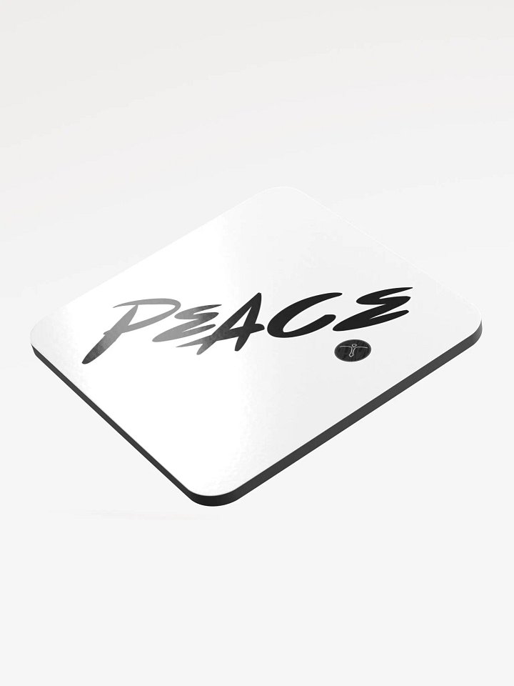 Peace - Keep It Simple - Glossed Cork Coaster product image (1)