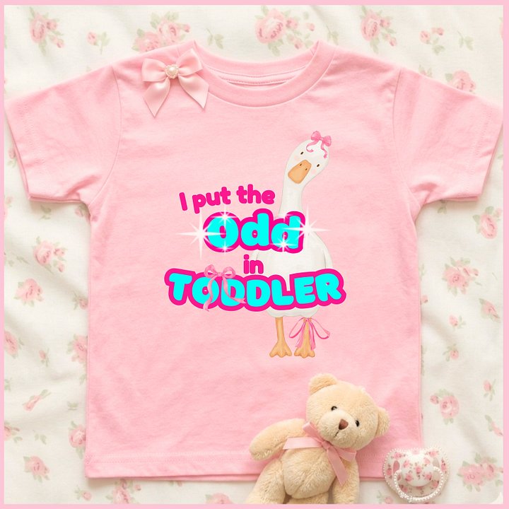 I put the Odd in Toddler🩷Super Soft🪽T-shirt🩷 product image (1)