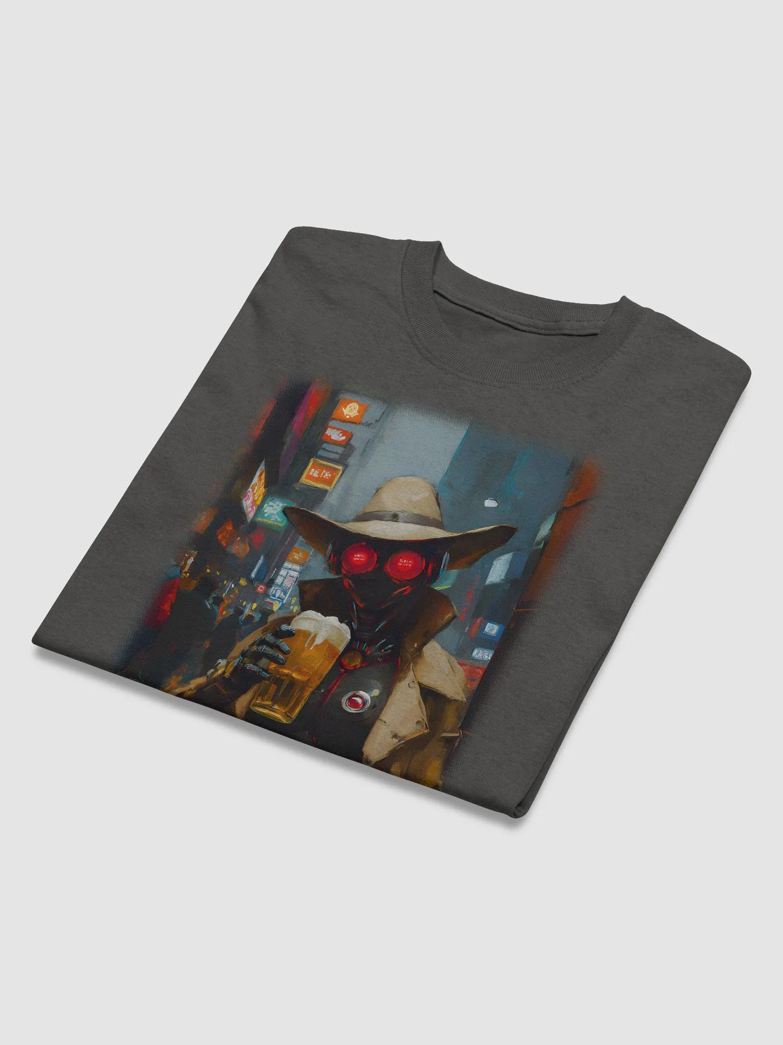 Cowboy android drinking a beer product image (24)