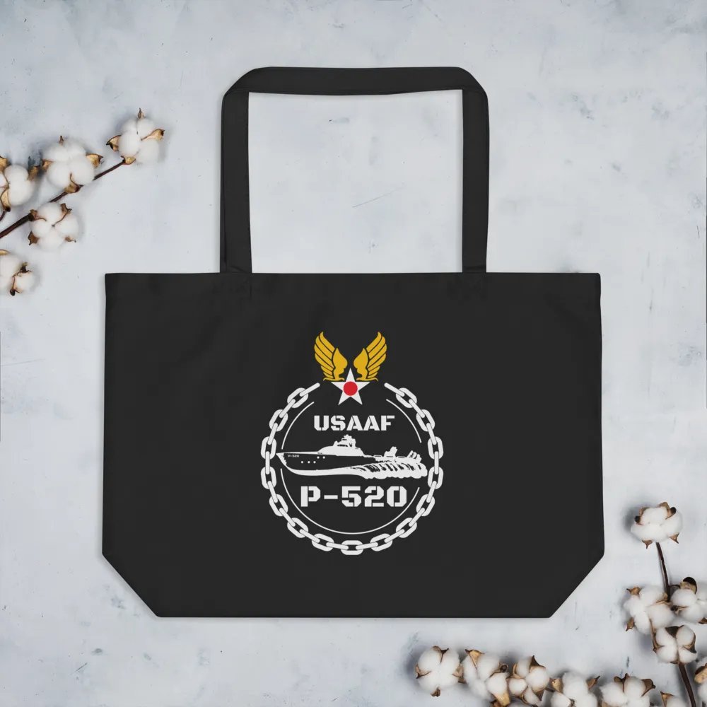 P-520 Crashboat Organic Cotton Twill Tote Bag product image (3)
