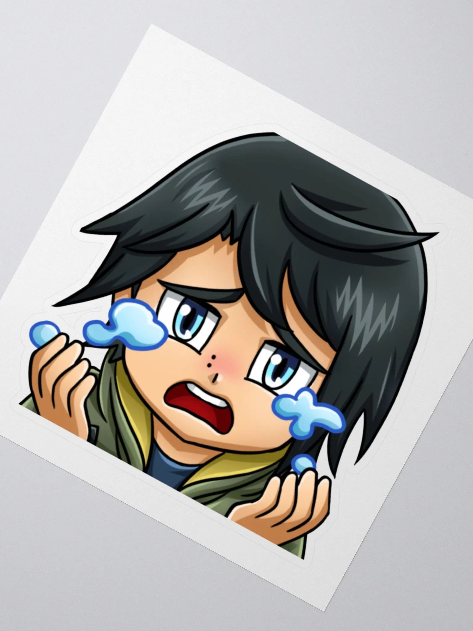 Grizexia Cry Emote Sticker product image (2)