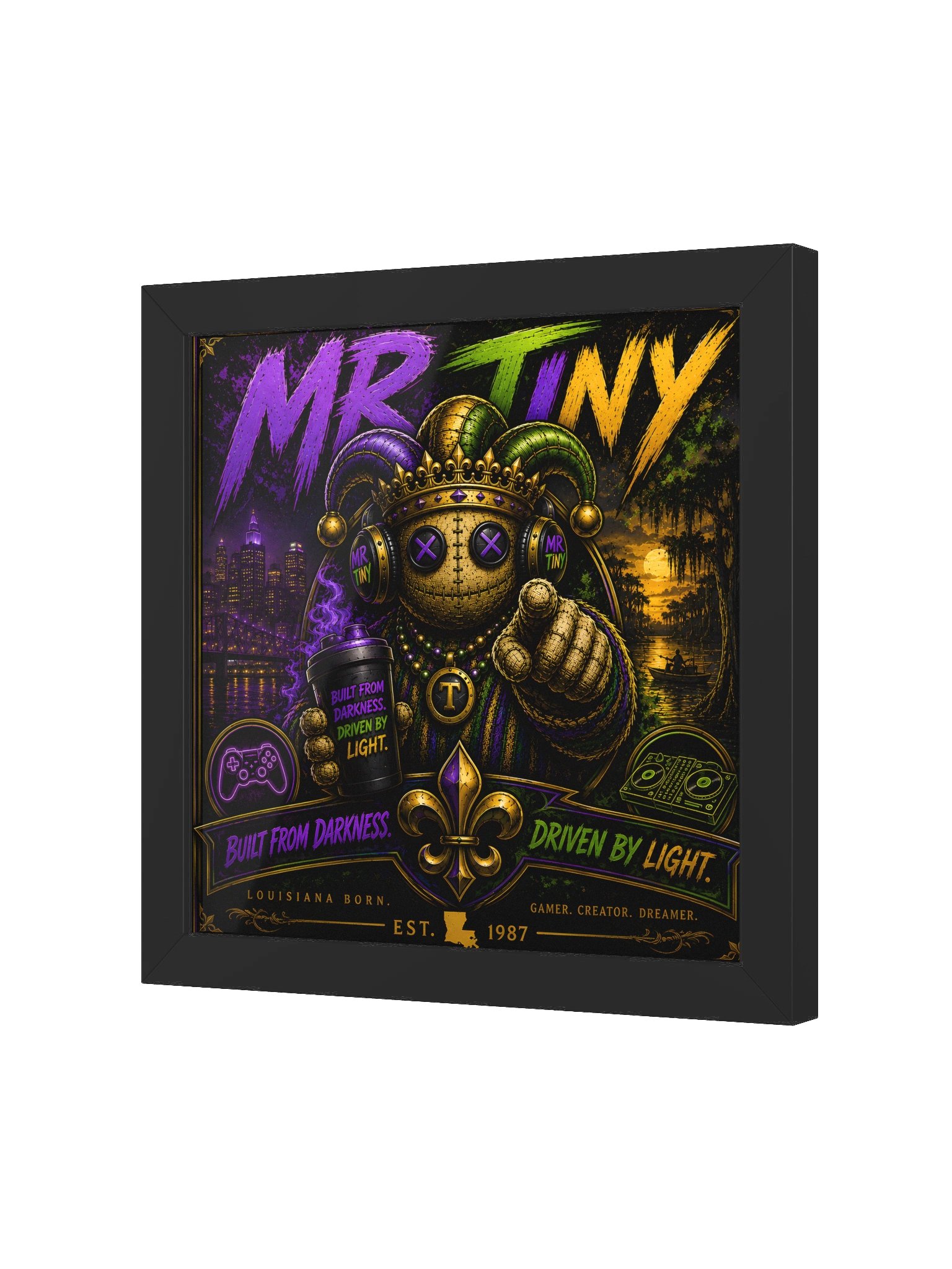 ⚜️ Mr Tiny – Built From Darkness. Driven By Light. Collector's Poster ⚜️ product image (3)