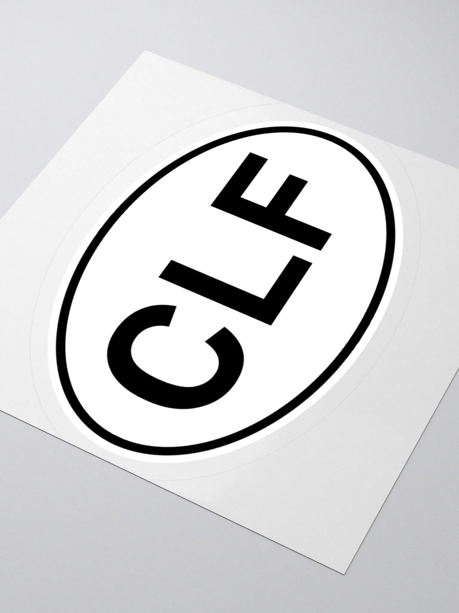 CLF Oval Sticker product image (3)