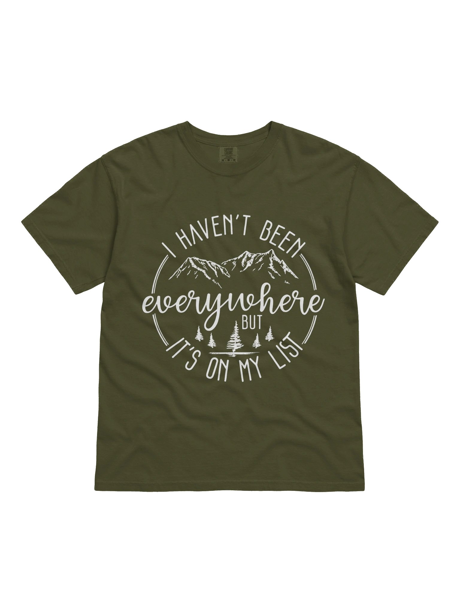I Haven't Been Everywhere But It's on My List T-Shirt – Wanderlust Trail & Travel Apparel product image (10)