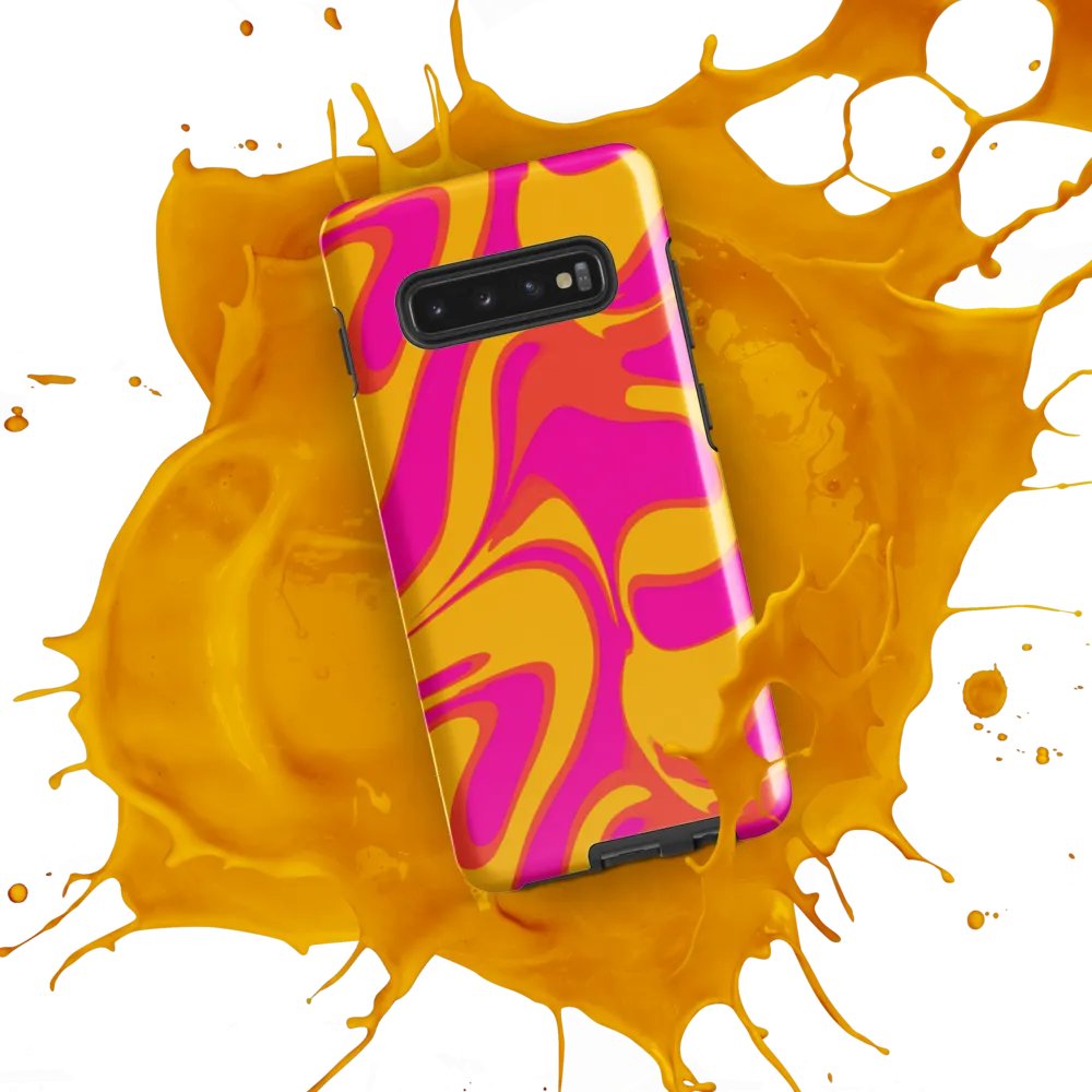 Pink and Yellow Psychedelic Swirls Samsung® Tough Case product image (53)