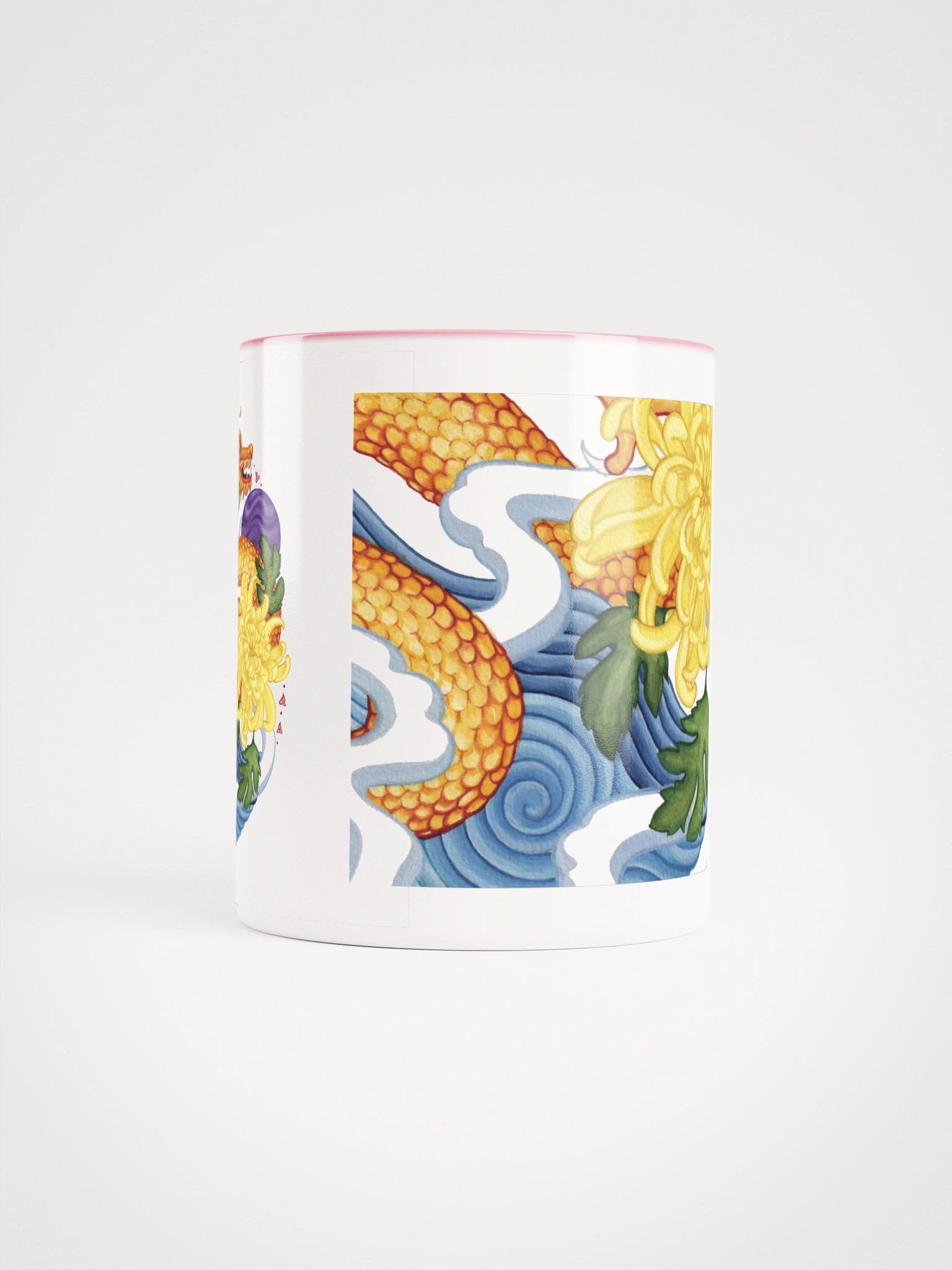"Dragon & Chrysanthemums" - Ceramic Mug product image (5)
