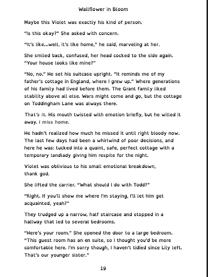 Dyslexic Friendly Edition: Wallflower in Bloom (signed paperback) product image (2)
