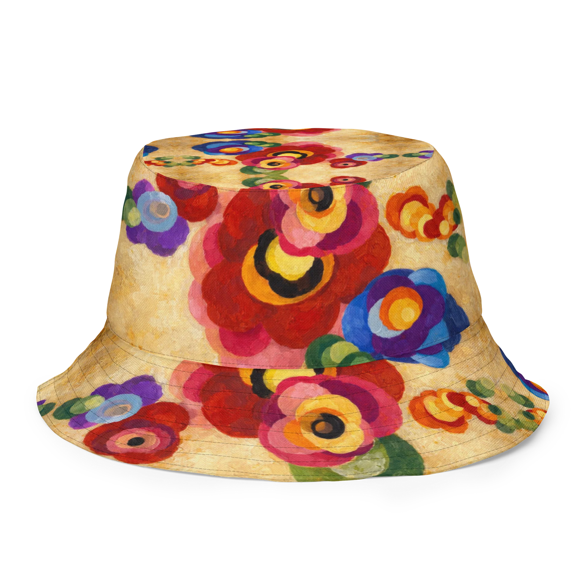 Radiant Cycles Floral Reversible Bucket Hat product image (8)