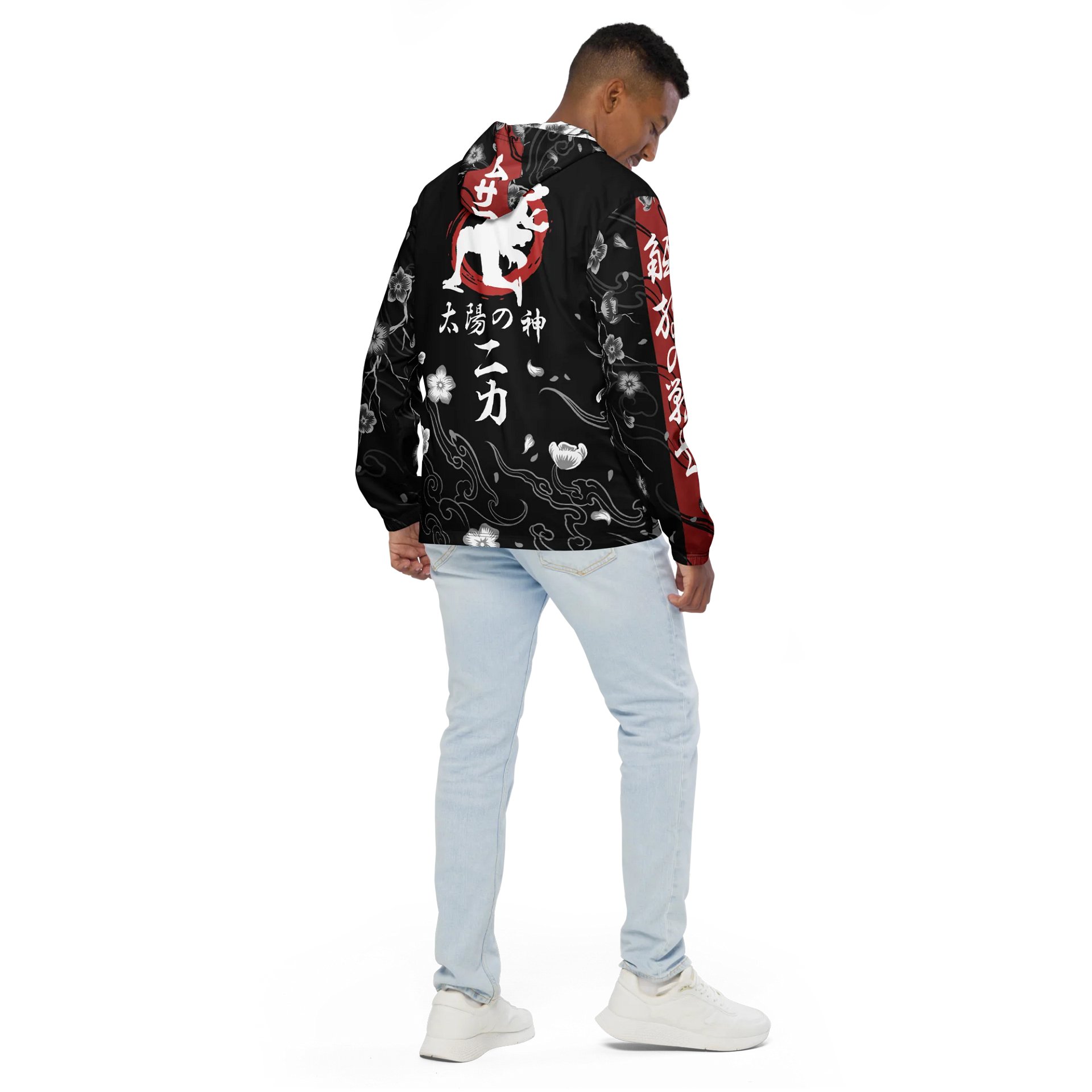 Sun God Nika - All-Over Print Windbreaker product image (4)