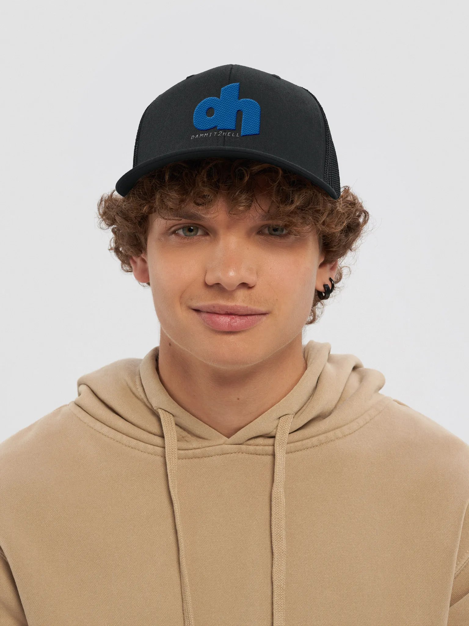 d2h Logo Mesh Back Trucker Hat product image (14)