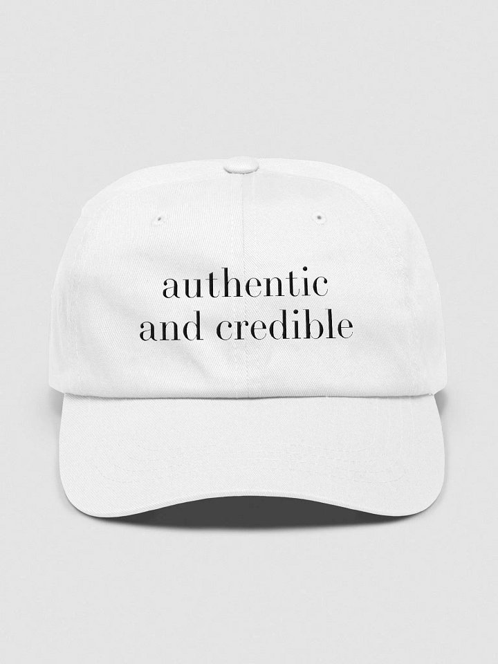 Authentic and Credible Cap (White) product image (1)