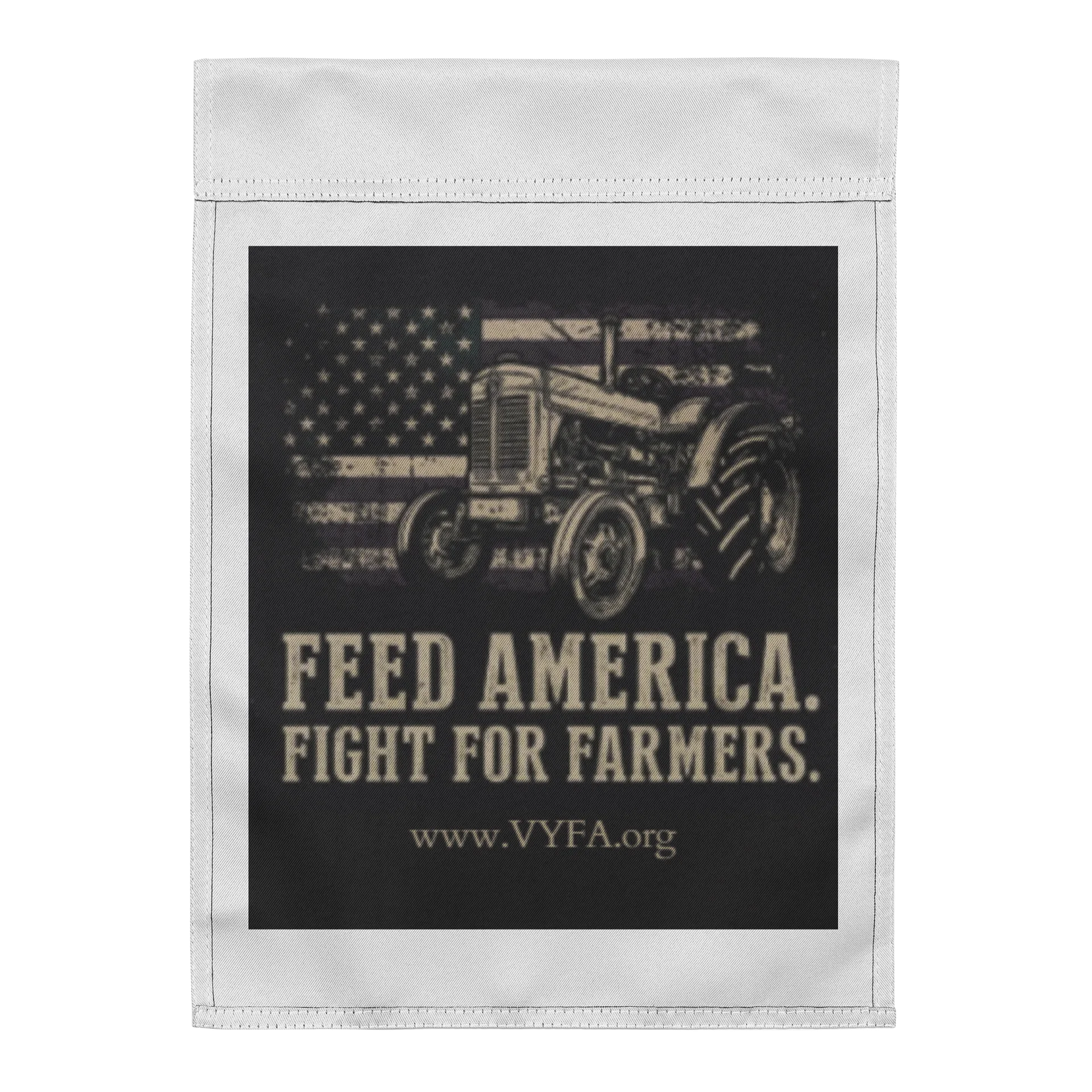Feed America Tractor Garden Flag product image (2)