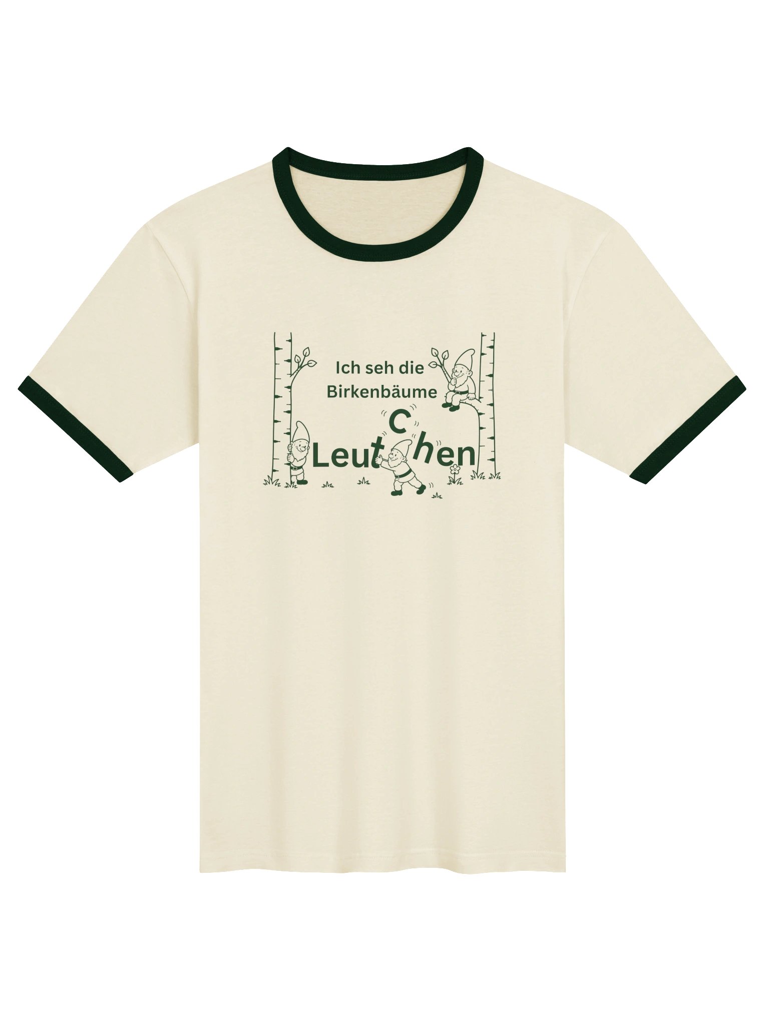 Ich seh' die Birkenbäume Leutchen Adult Unisex T-Shirt product image (1)
