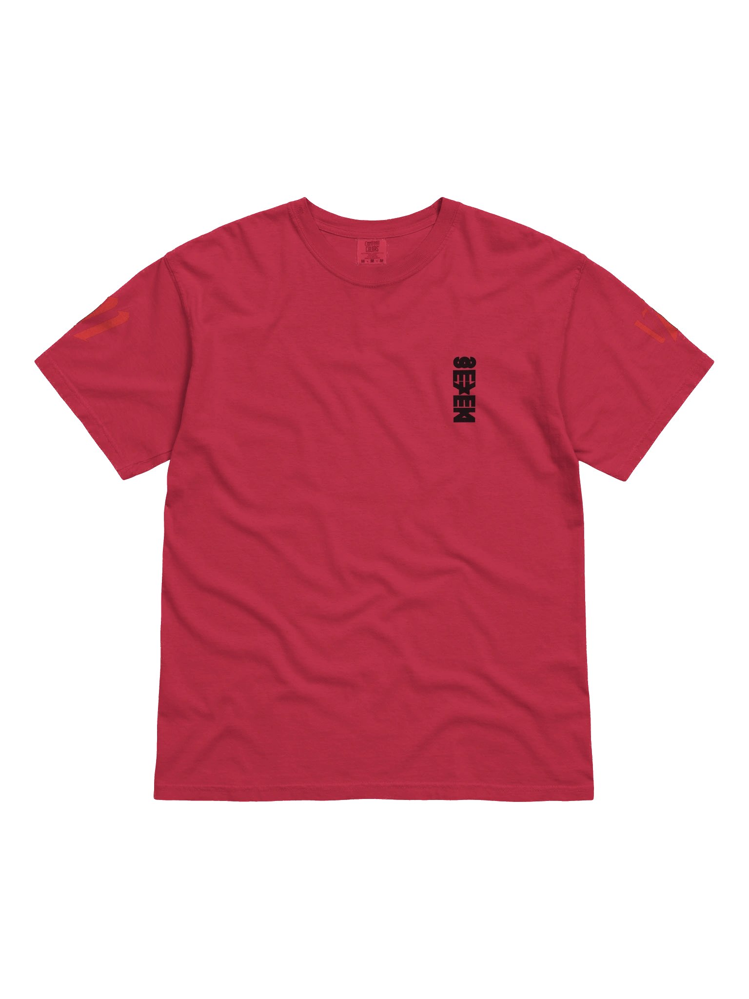 VII Logo Red Heavyweight T-Shirt product image (2)