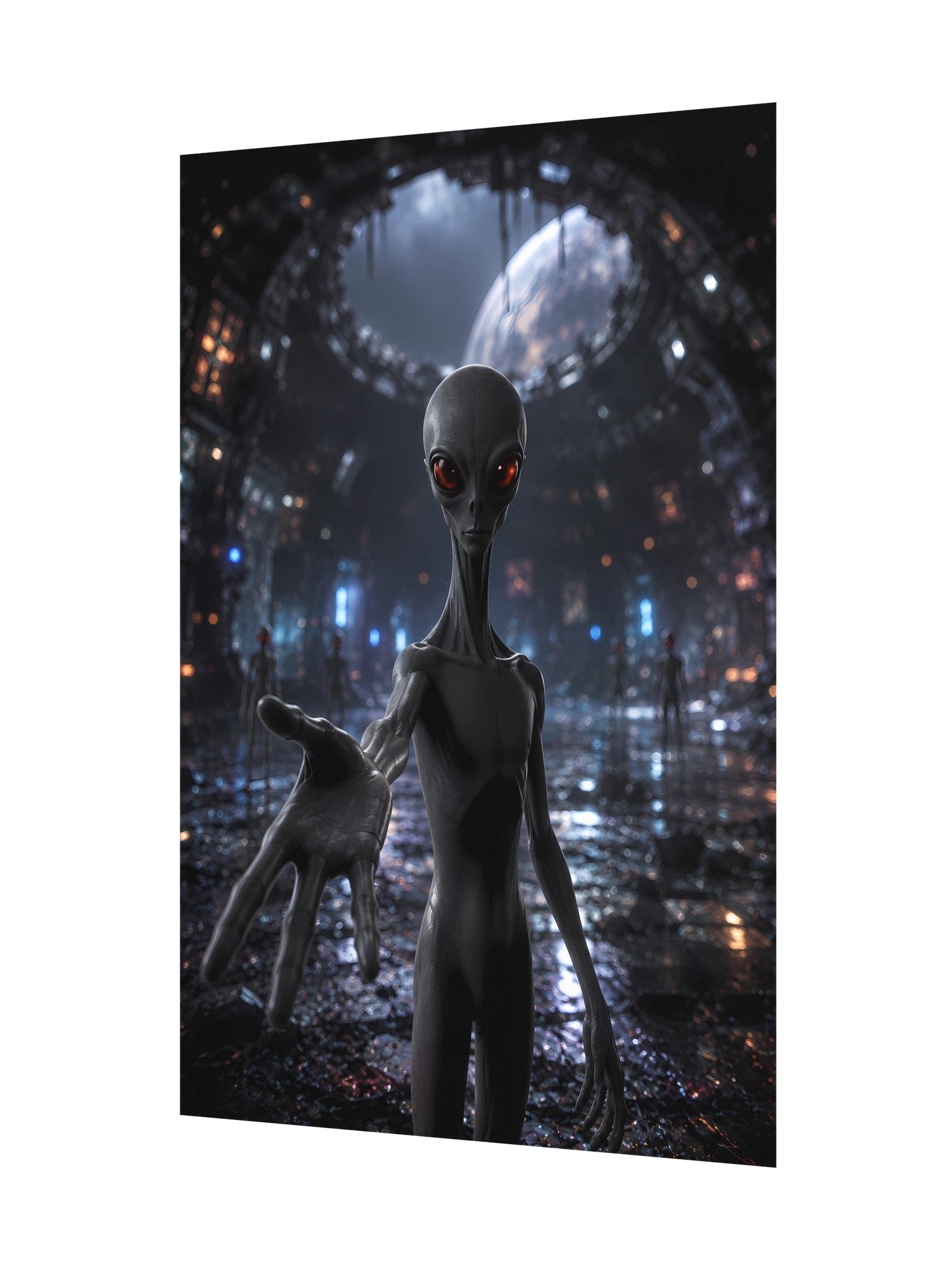 Alien Gray Reaching Out Version 1 product image (7)