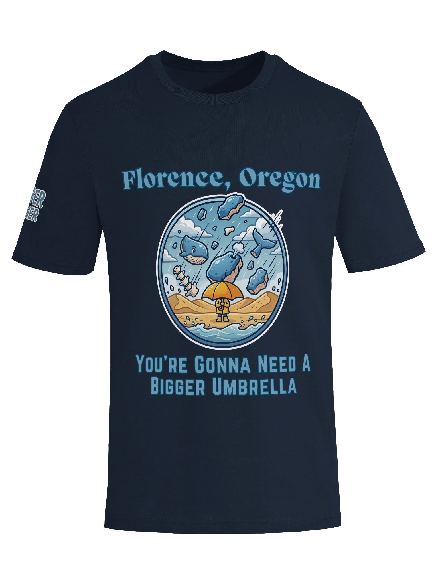 Whale Umbrella T-Shirt product image (14)