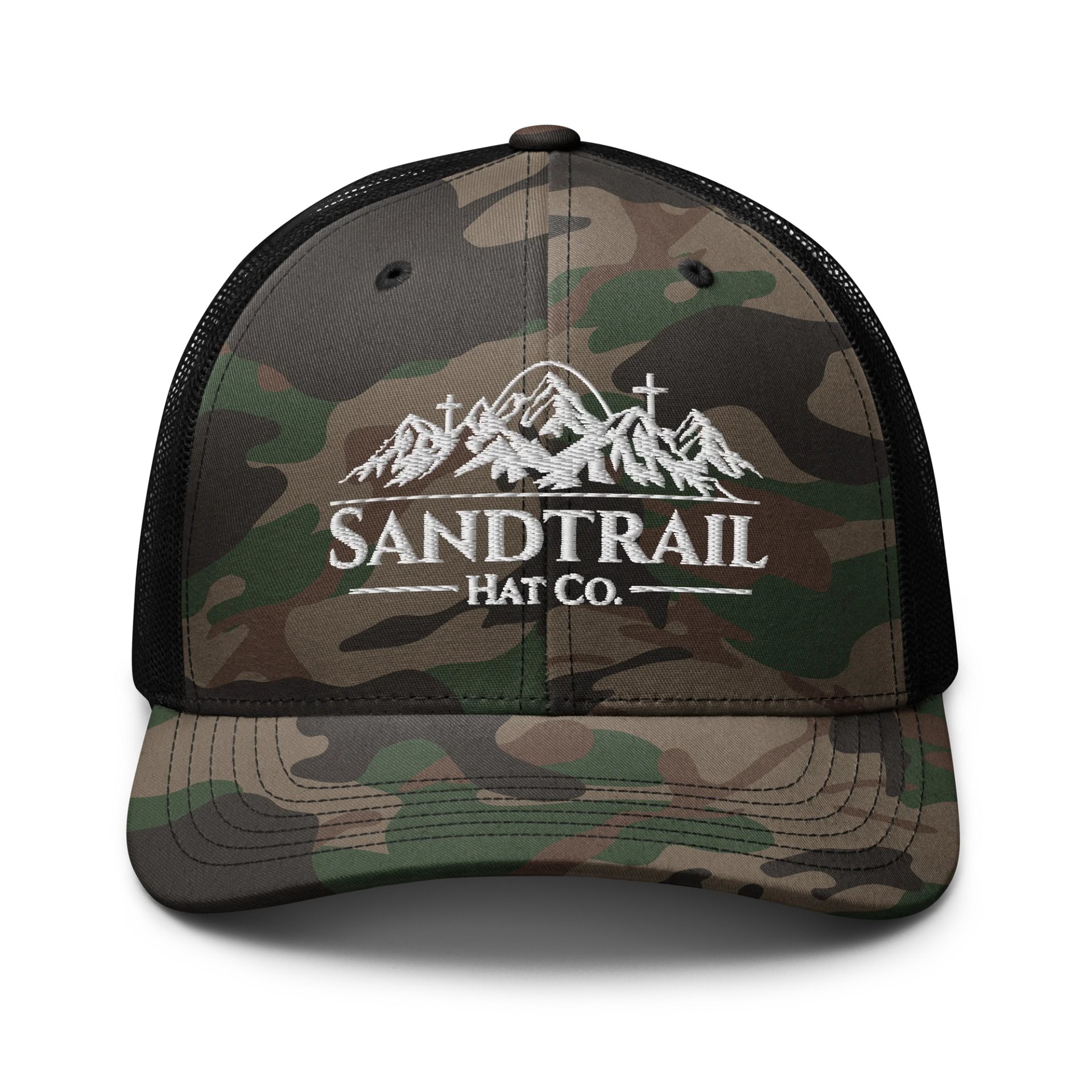 SandTrail Hat Co. 3D Puff Camo Trucker Hat product image (1)