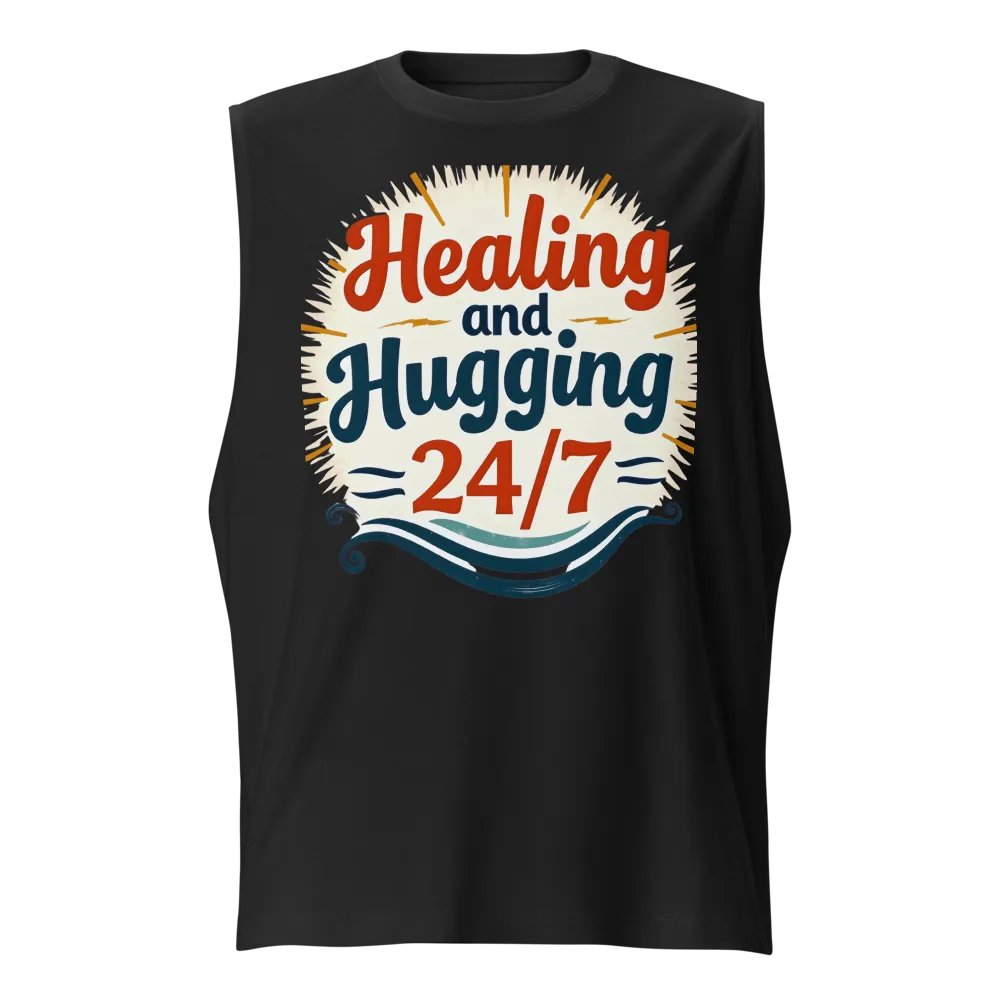Healing & Hugging 24/7 Muscle Tank product image (1)