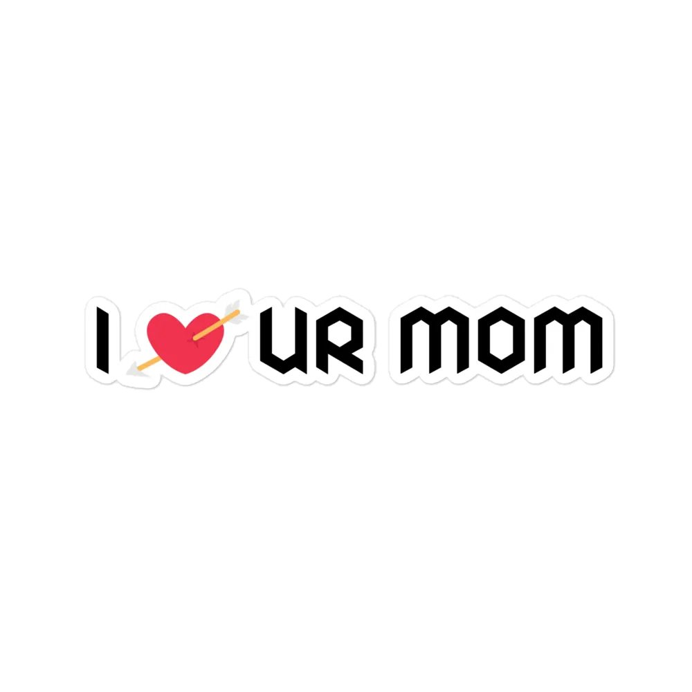i <3 ur mom magnet product image (1)