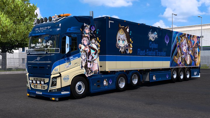 [ETS2] Cipher - Honkai: Star Rail [Combo Skin] product image (2)