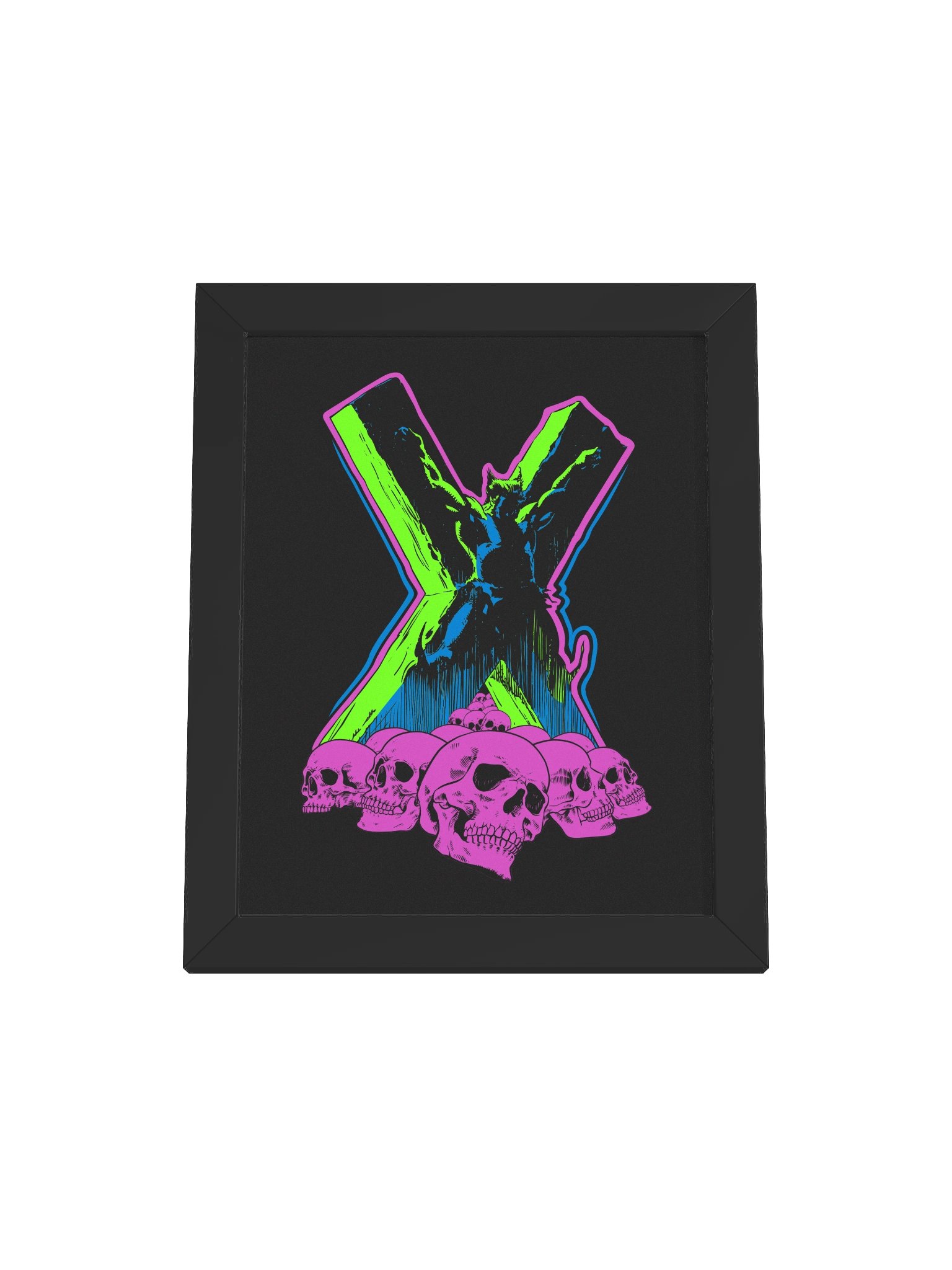 X Skulls Framed Poster product image (1)