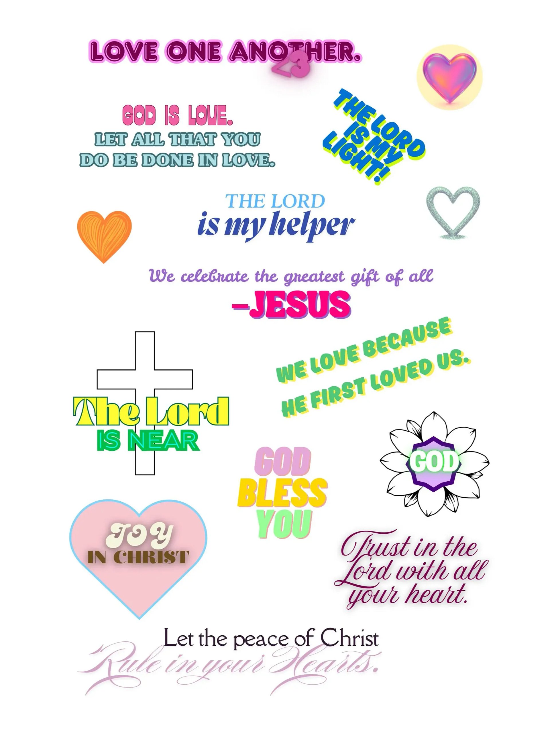 Scripture Affirmation & Bible Verse Bundle (15 pages) product image (9)