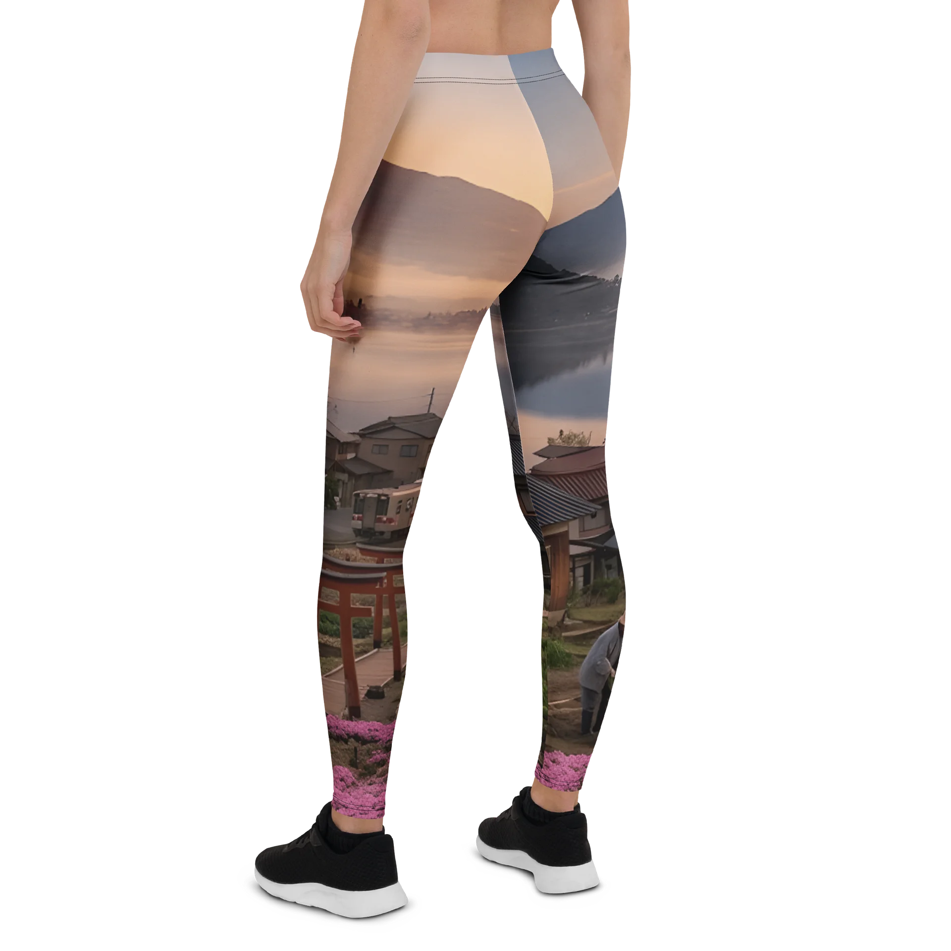 Mount Fuji Graphic Leggings | UPF 50+ Sun Protective Activewear product image (5)