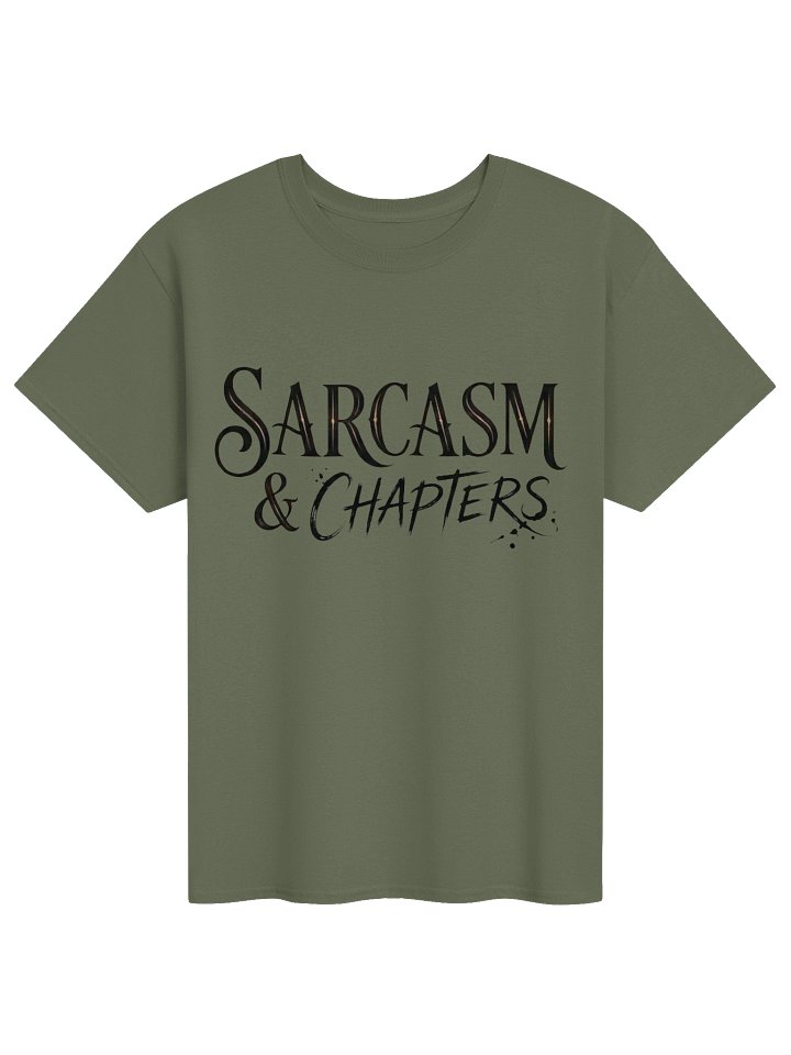 "Sarcasm & Chapters" Comfort Tee | Bookish Edition product image (12)