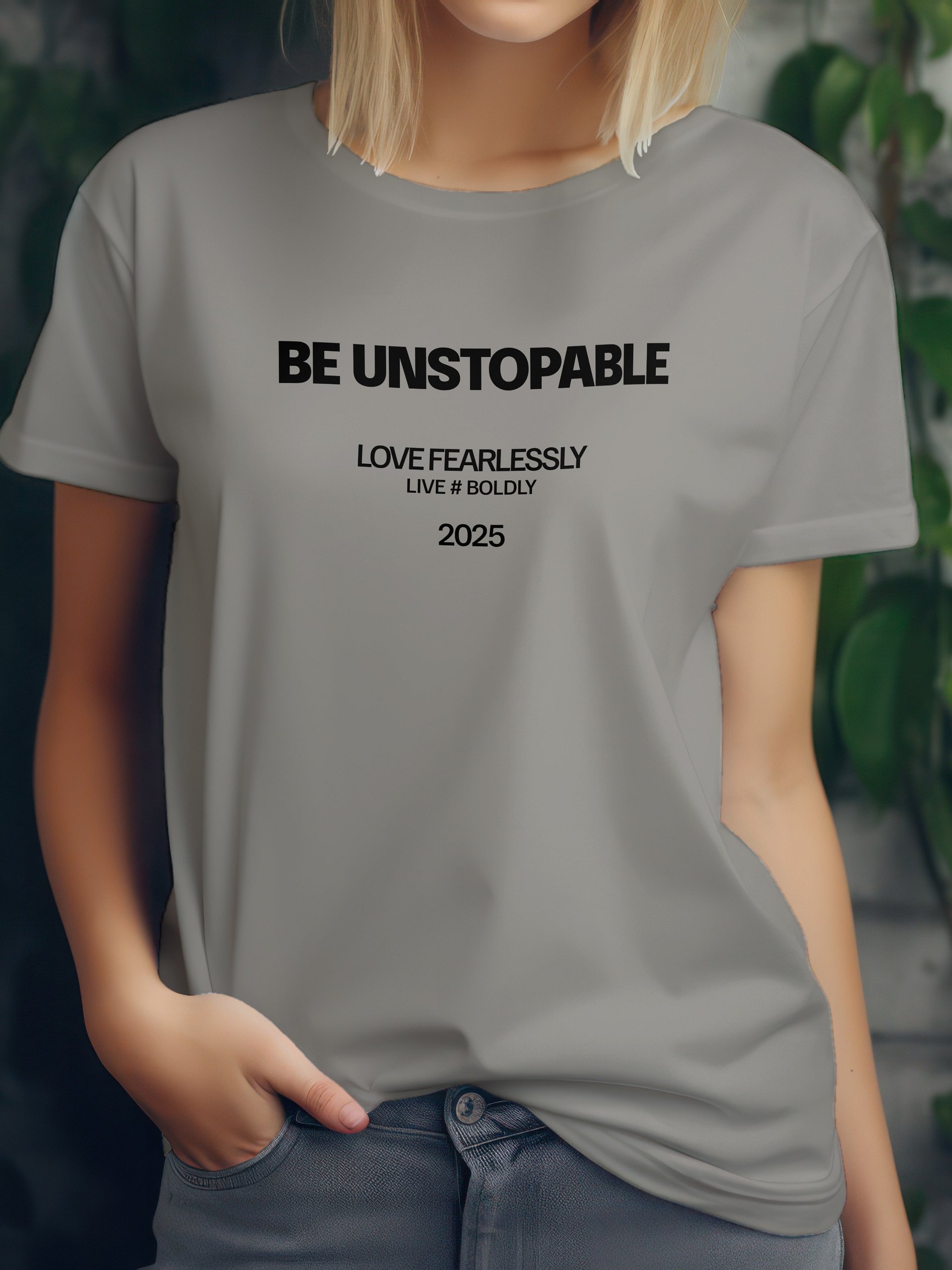 BE UNSTOPABLE,LOVE FEARLESSLY T-SHIRT product image (13)