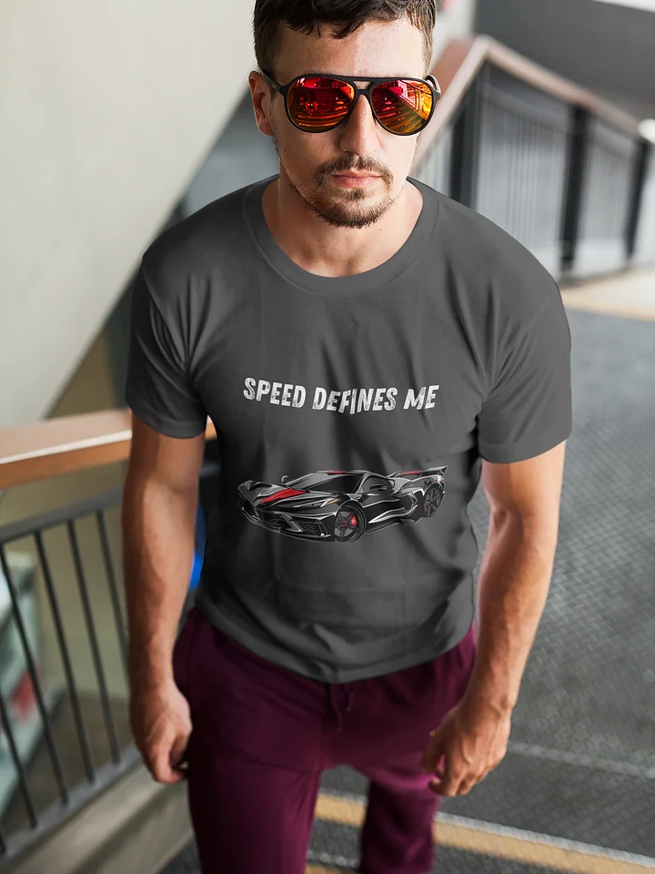 Speed Defines Me - Stylized Car Illustration T-Shirt product image (1)