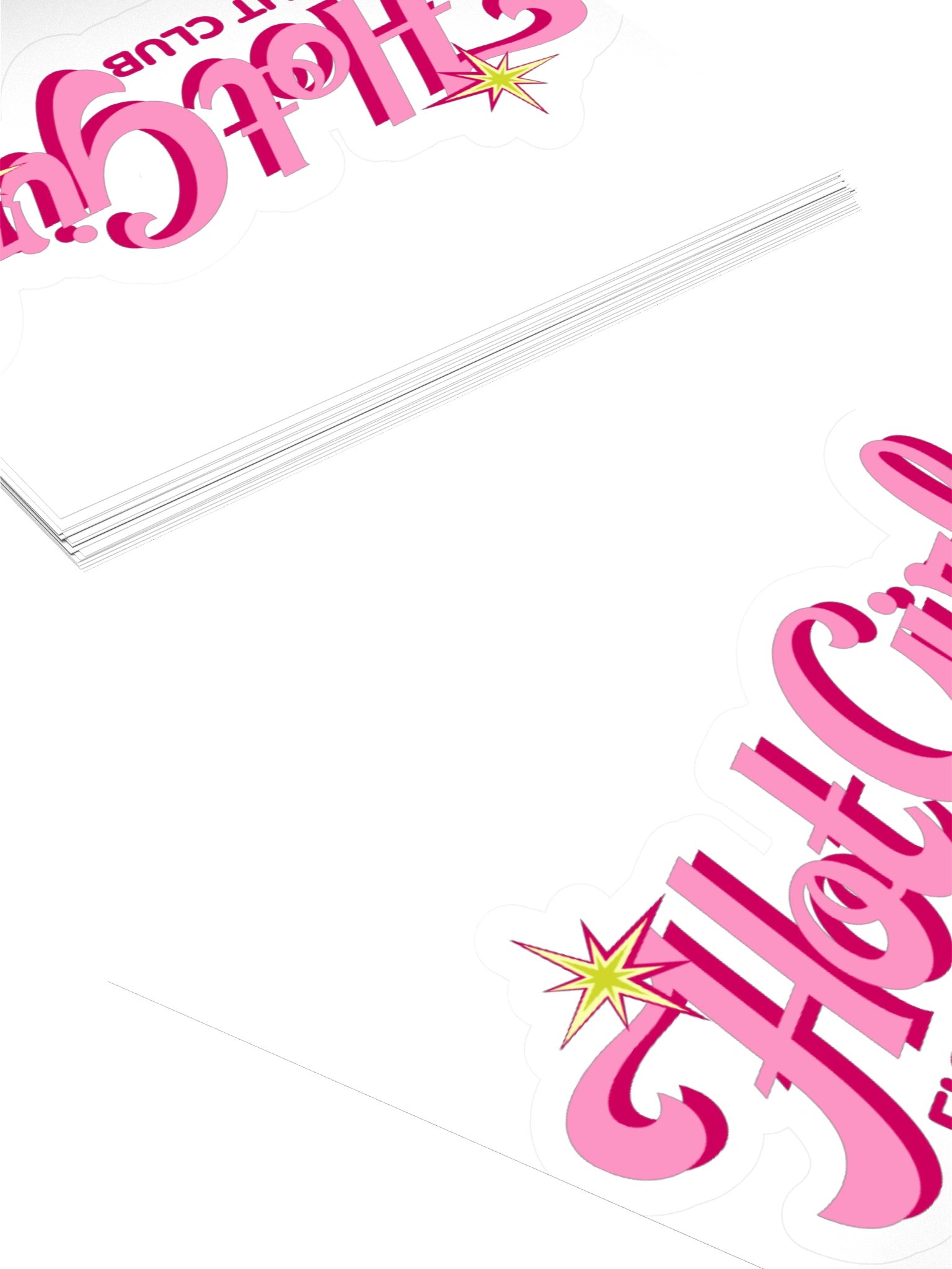 Hot Girl Fight Club Sticker product image (12)