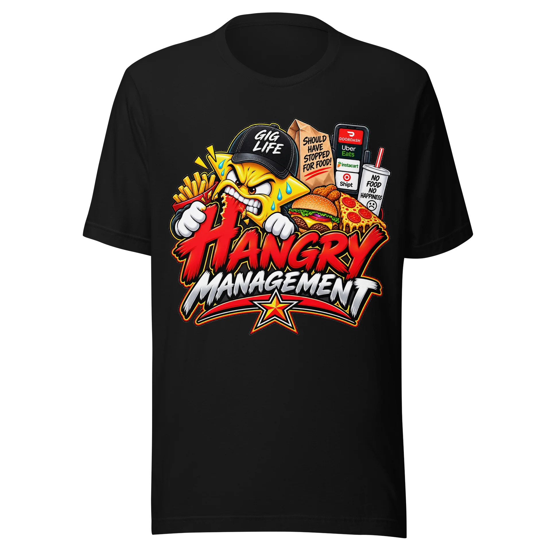 Hangry Management – Gig Worker Tee product image (1)