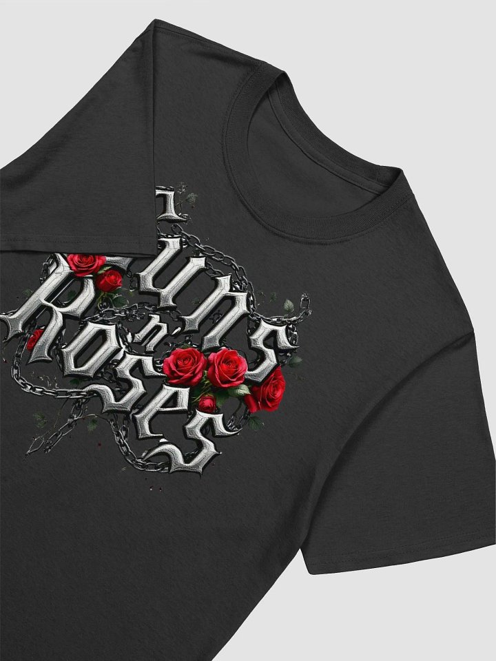 Guns N’ Roses Classic Logo T-Shirt | Metallic Rose Gothic Text Graphic Tee | Timeless Hard Rock Streetwear product image (2)