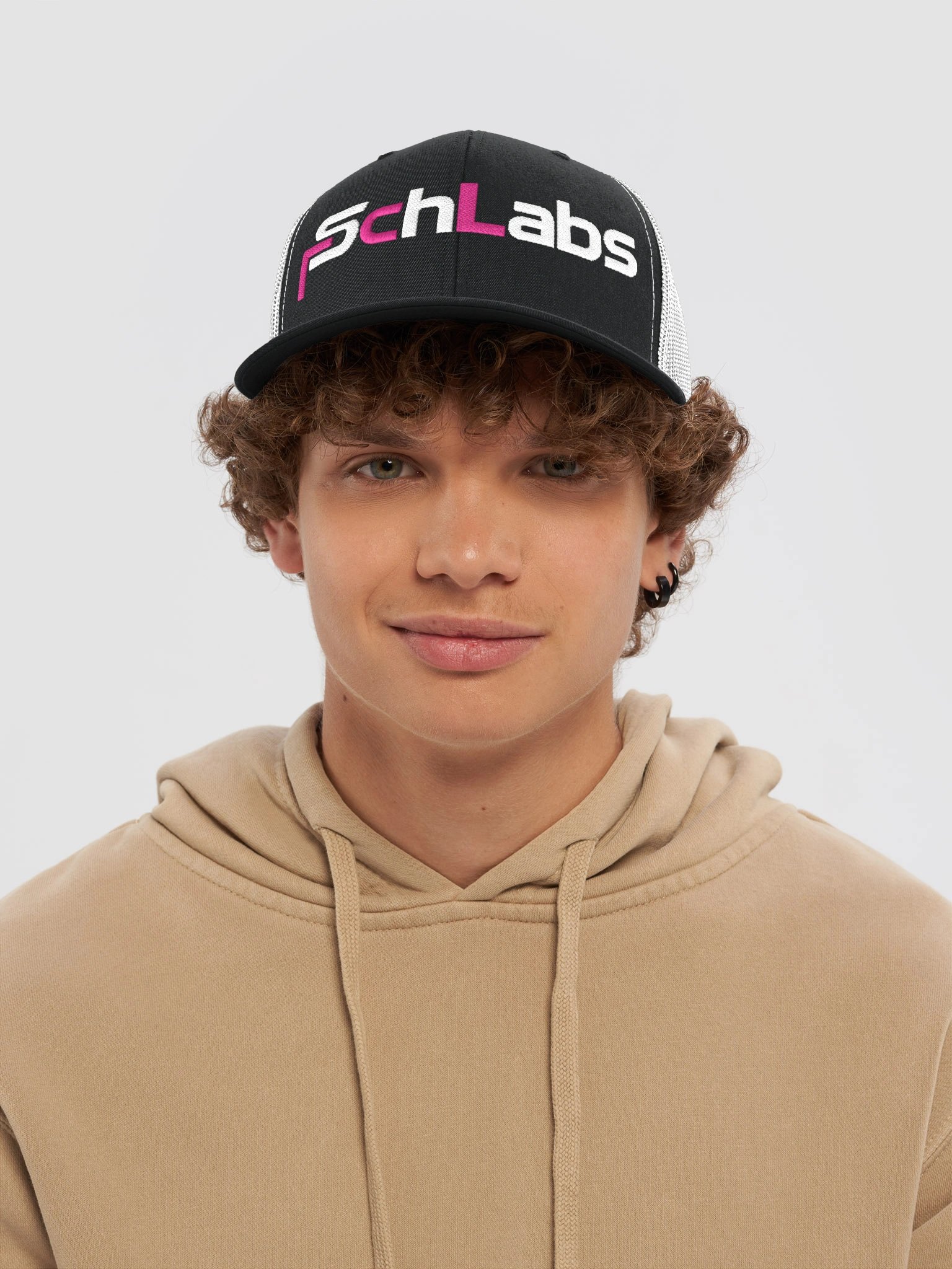SchLabs Signature Trucker — Pink & White product image (5)
