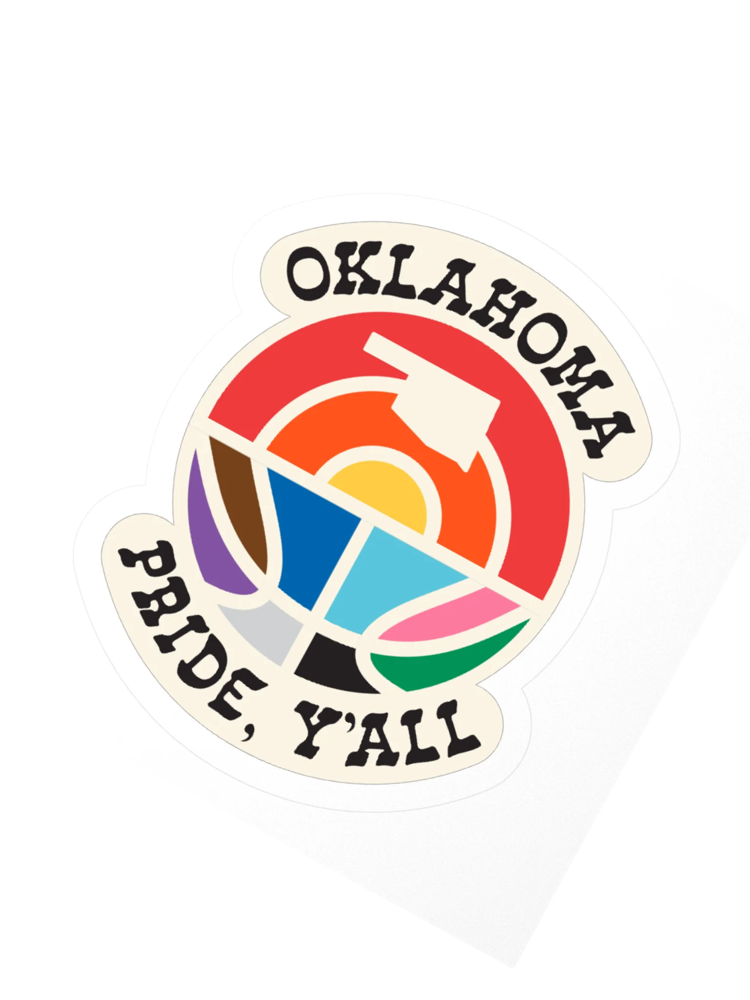 Oklahoma Love and Basketball Pride Sticker product image (2)