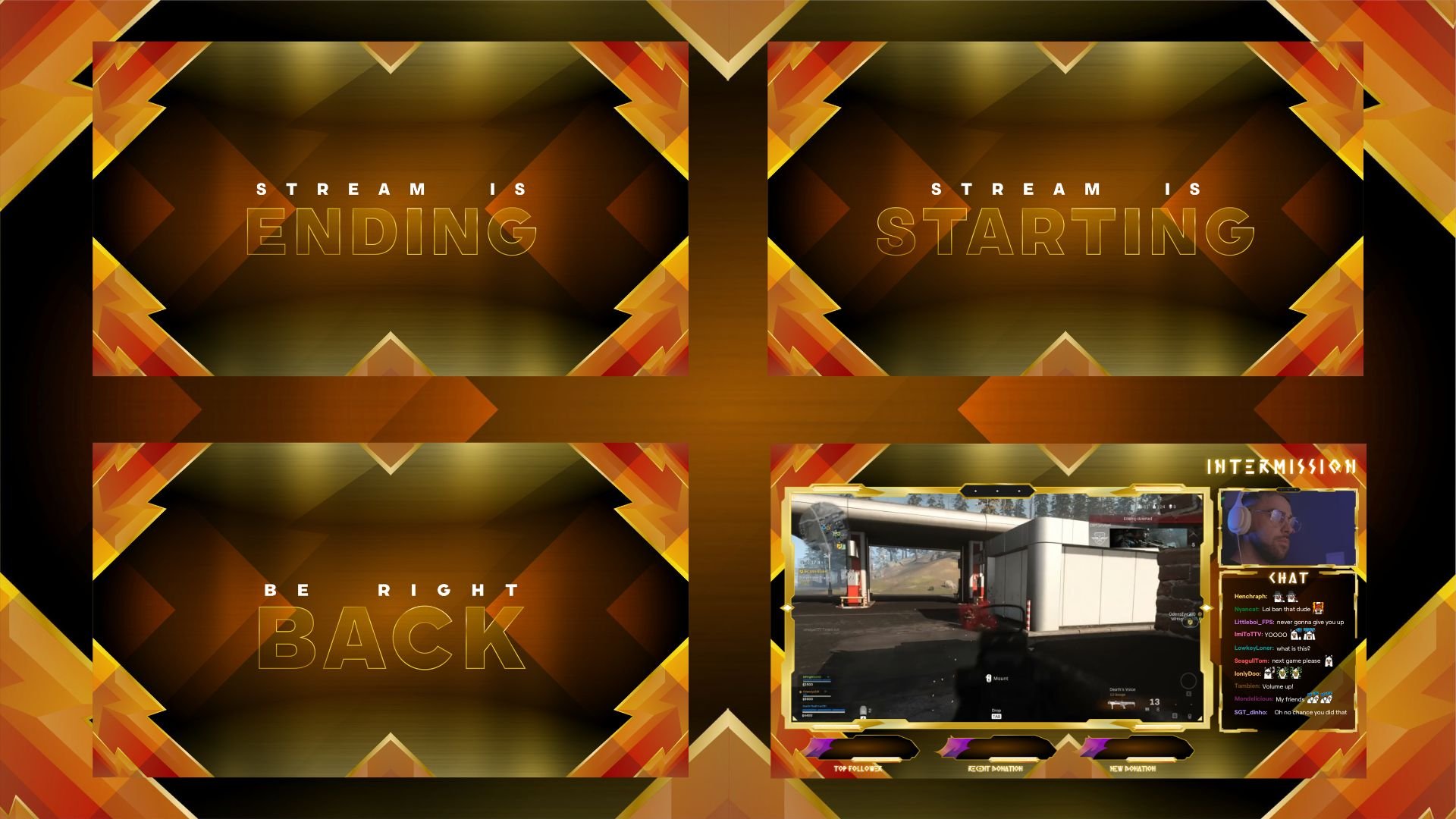 Sunset Stream Overlay Package product image (2)