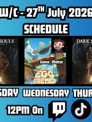 a good weke lined up for you guys starting with #stillwakesthedeep then #darksouls on tuesday and Thursday a @Game Matter | The Indie Hunter  | The Indie Hunter collab on Wednesday and some #davethediver for Friday HYPED IS NOT THE WORD! 