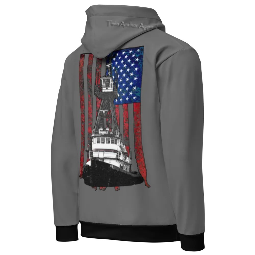 AF & Tug CE (Gray) – Performance Marine Wear | Twin Anchor Apparel North Current Line product image (10)