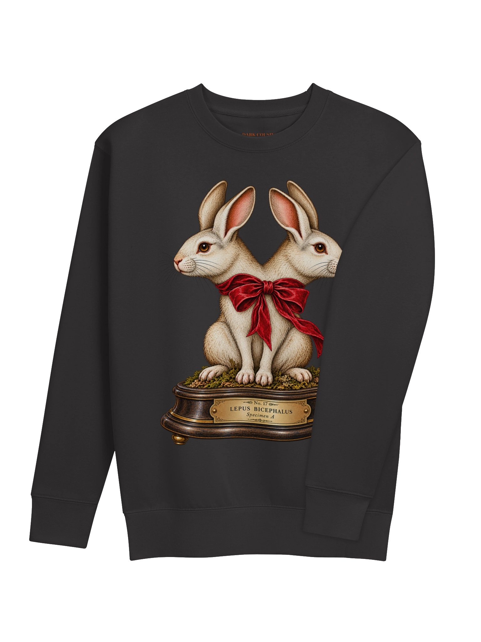 Lepus Bicephalus – Two-Headed Rabbit Victorian Oddities Sweatshirt product image (3)