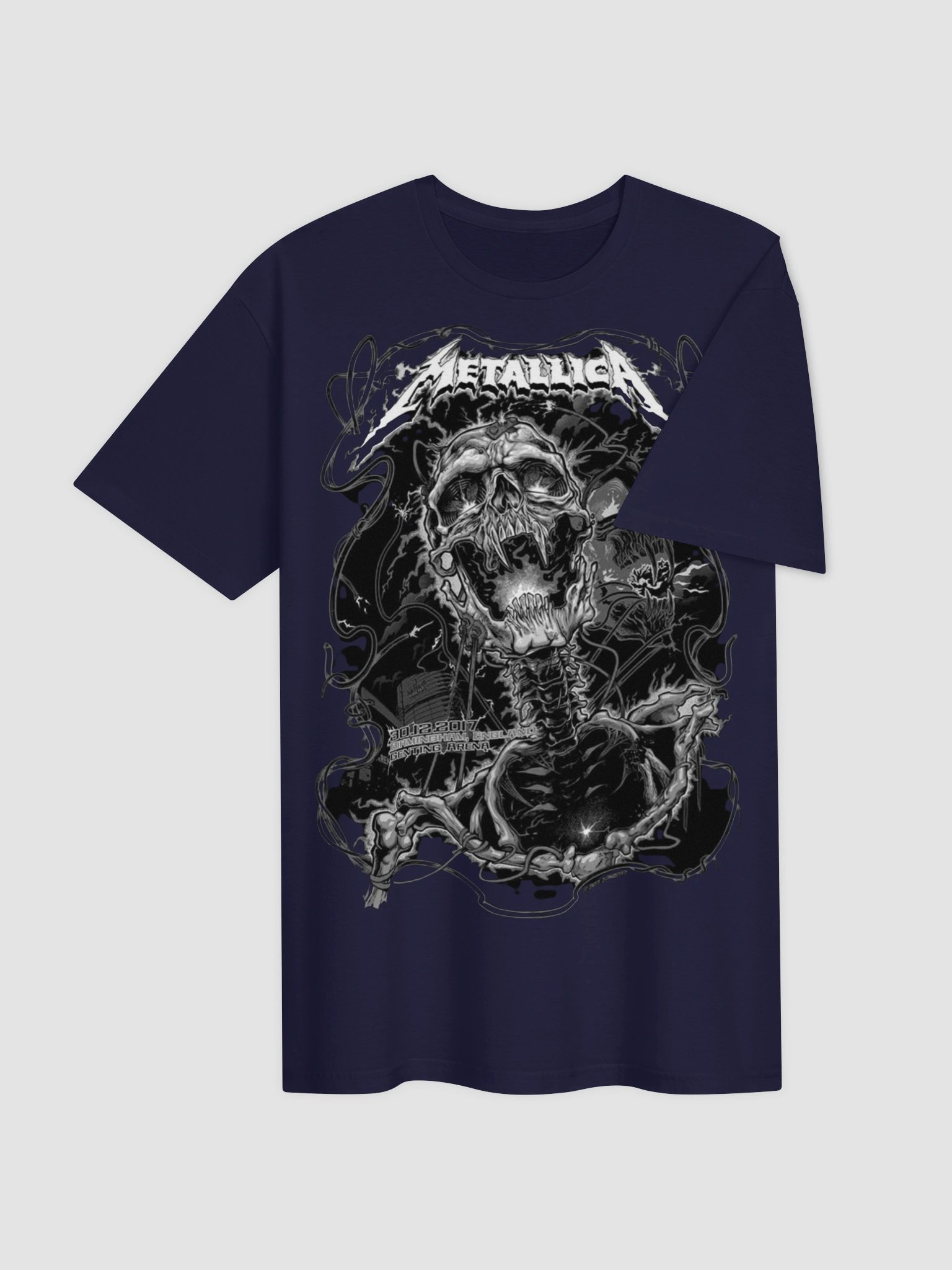Metallica T-Shirt - Pushead Exploding Skull Art product image (3)